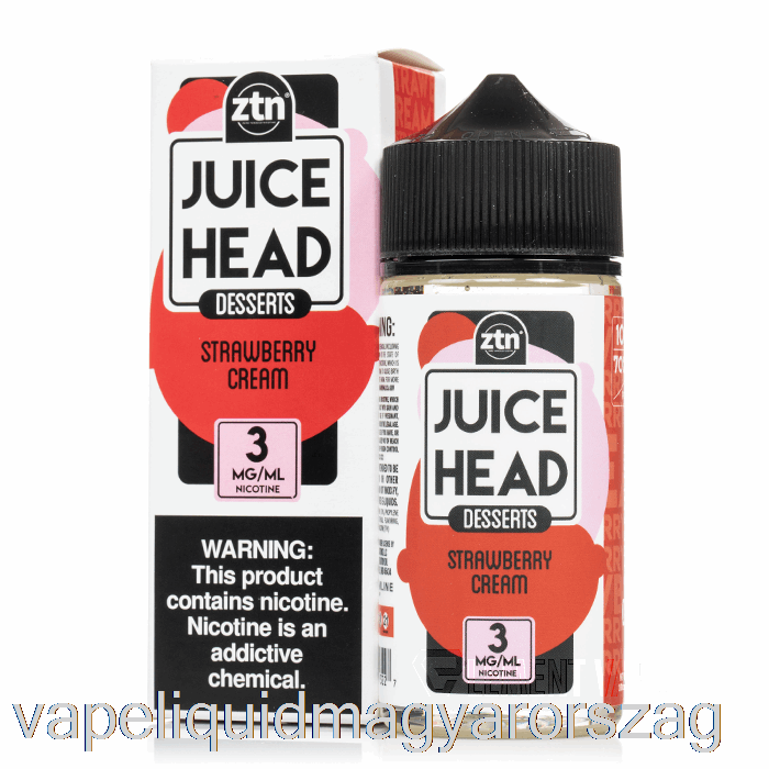 Eper Krém - Lé Fej - 100ml 3mg Vape E Cigi